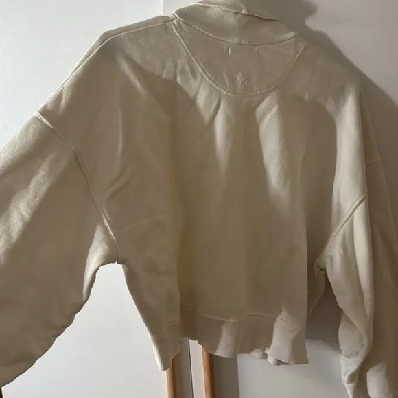 anine bing kian cotton sweatshirt